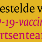 Veelgestelde vragen COVID-19-vaccinatie huisartsenteam